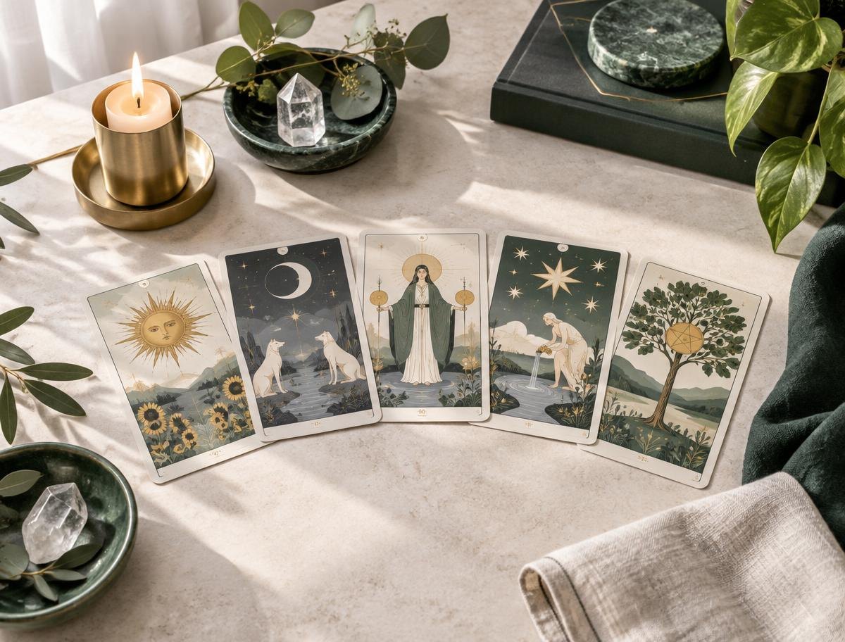 Tarot-reading image from Dr Cosmic’s shop.