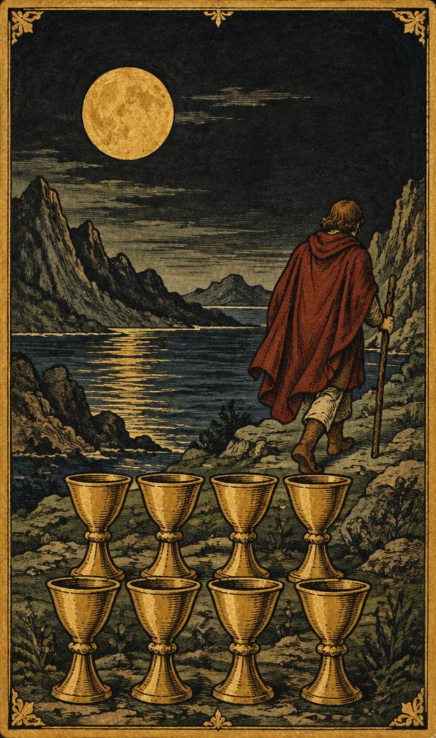 Eight of Cups tarot card