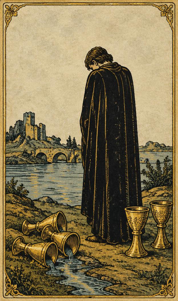 Five of Cups tarot card