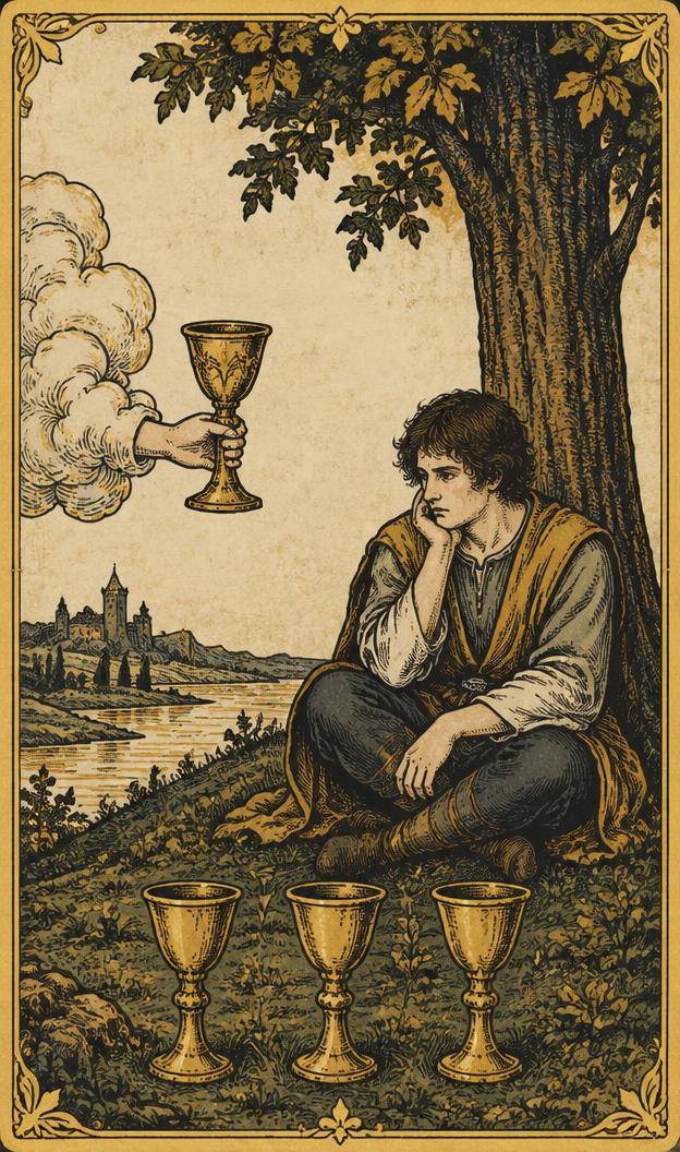 Four of Cups tarot card