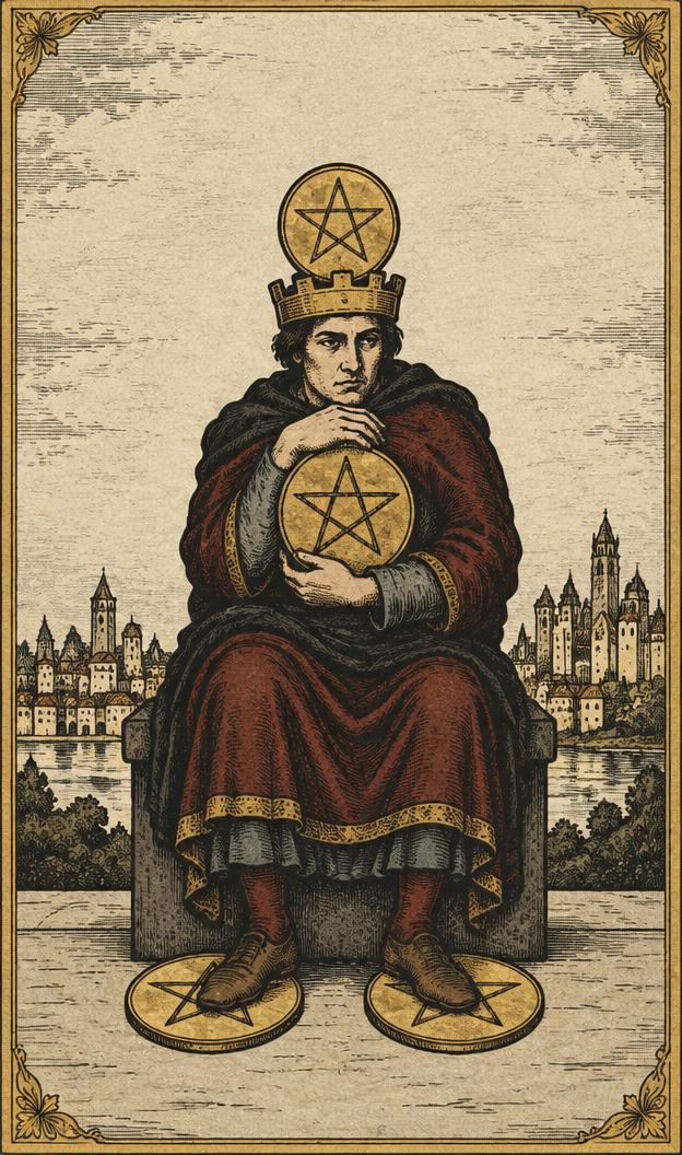 Four of Pentacles tarot card