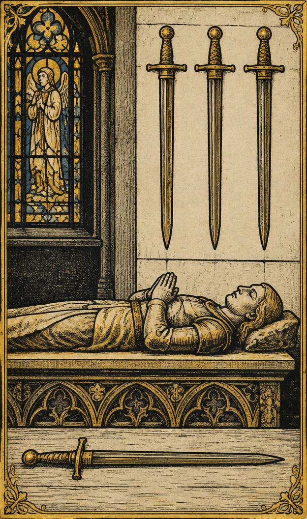 Four of Swords tarot card