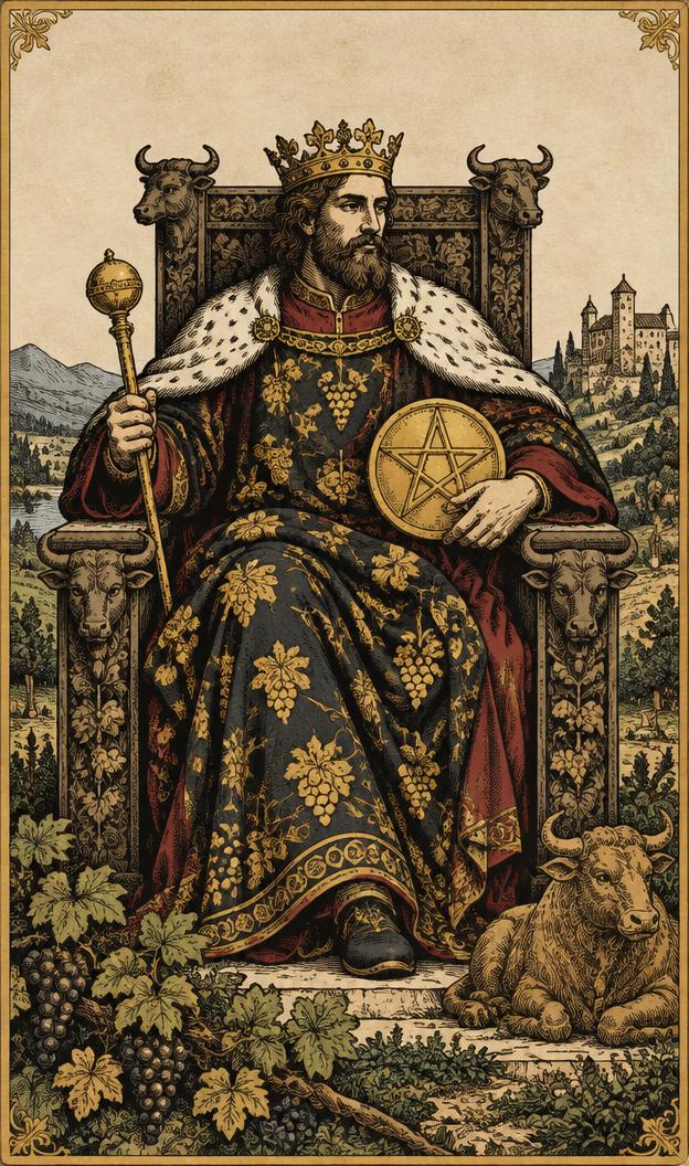 King of Pentacles tarot card