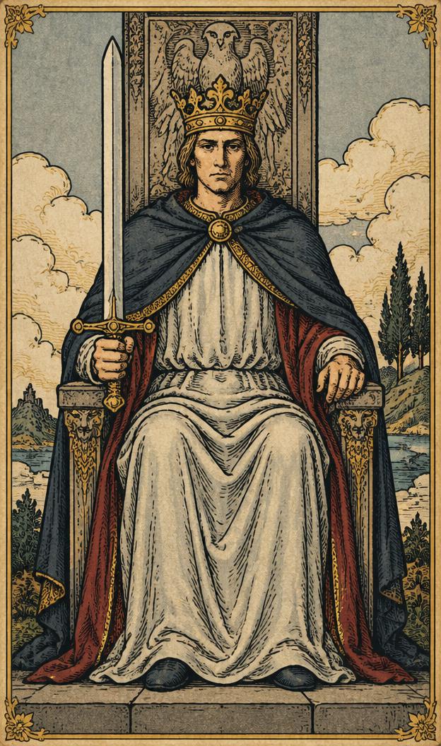 King of Swords tarot card