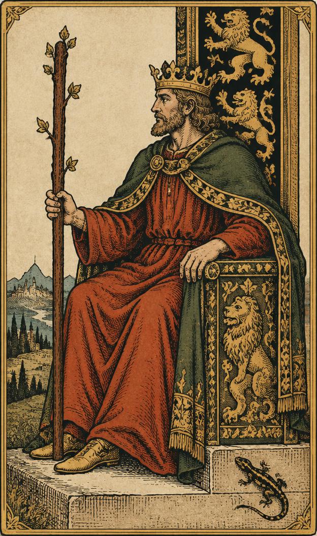 King of Wands tarot card