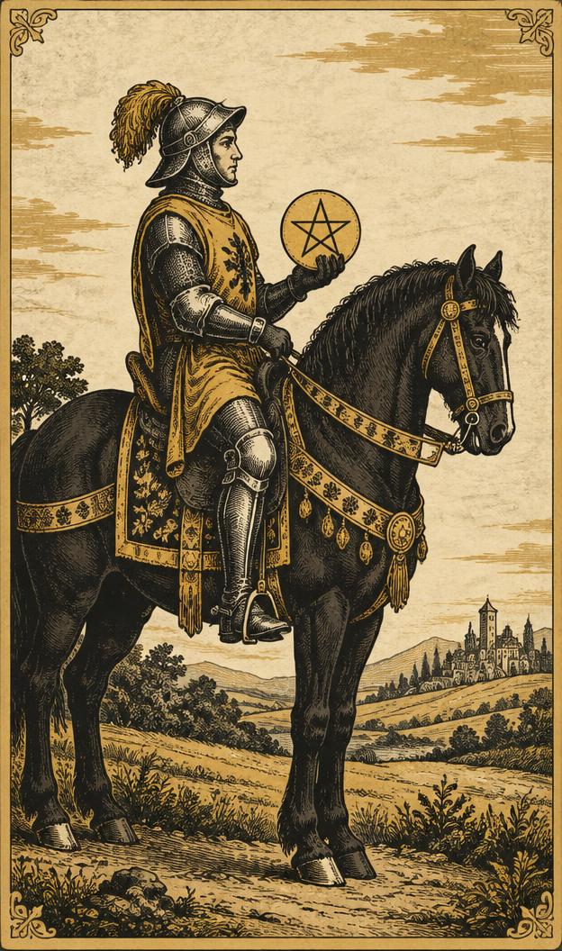 Knight of Pentacles tarot card