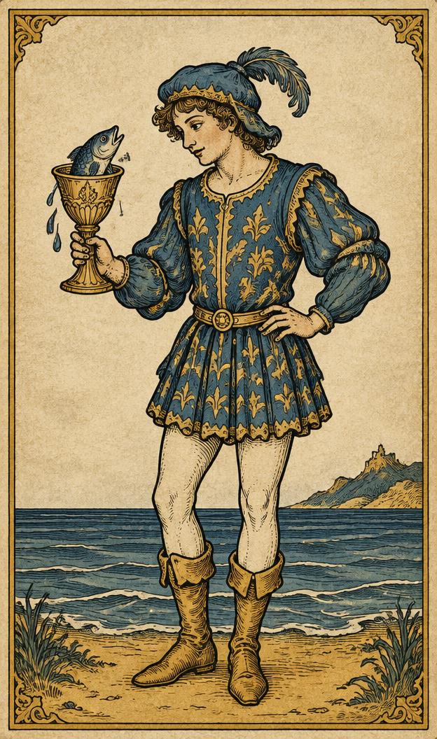 Page of Cups tarot card