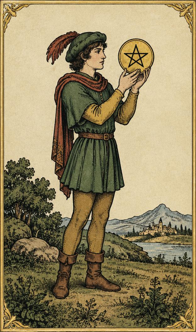 Page of Pentacles tarot card