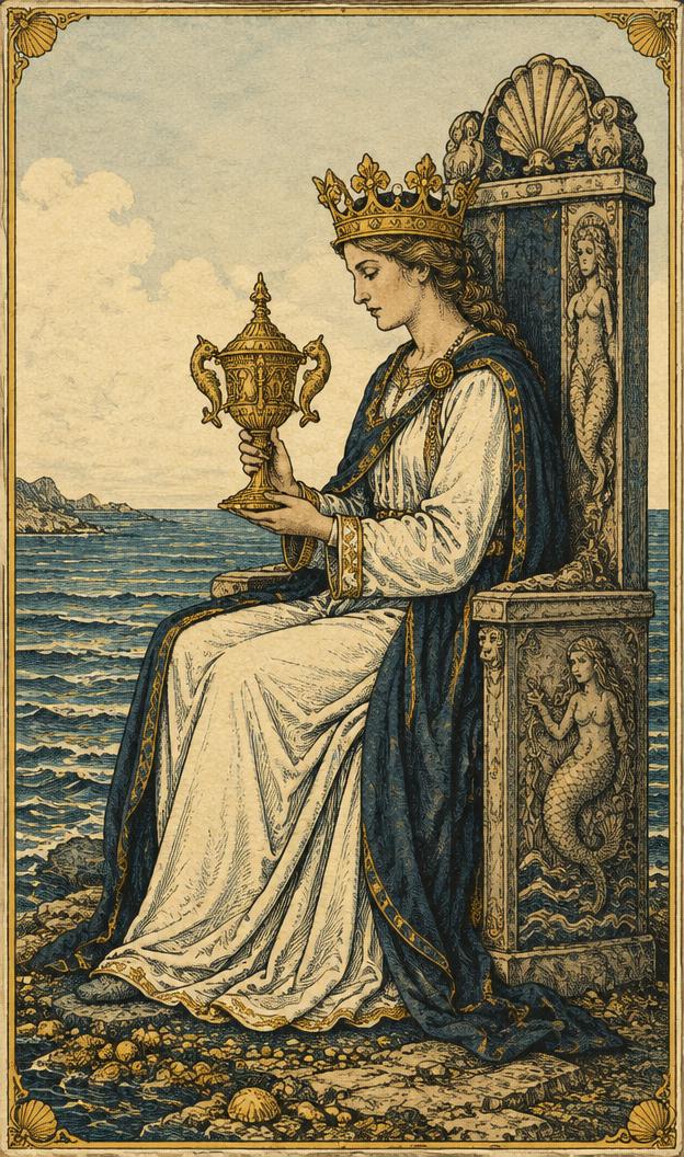 Queen of Cups tarot card