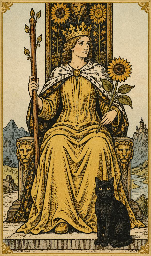 Queen of Wands tarot card