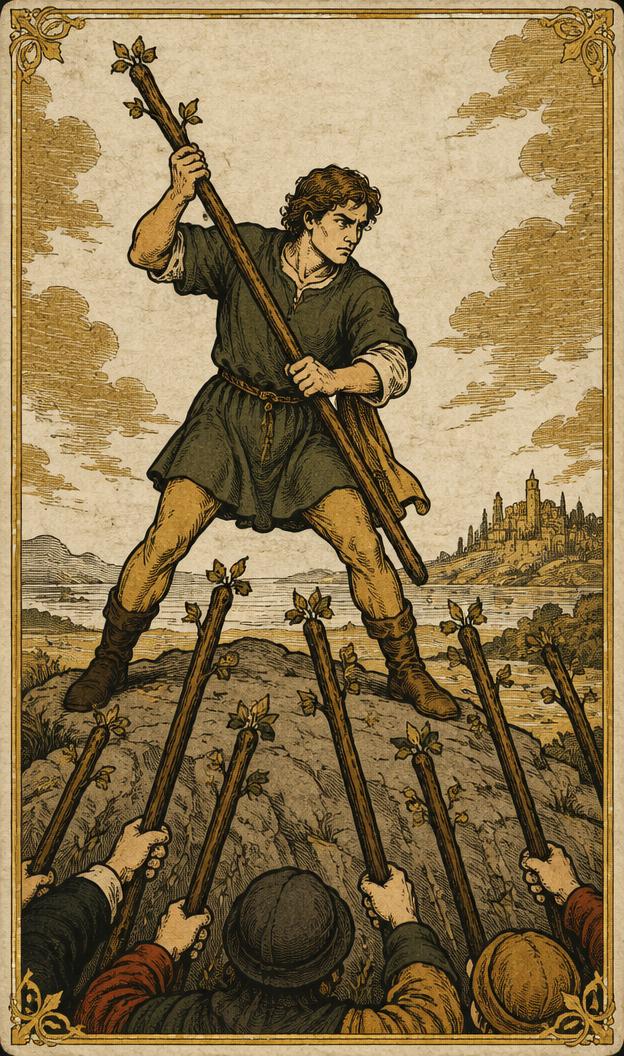 Seven of Wands tarot card