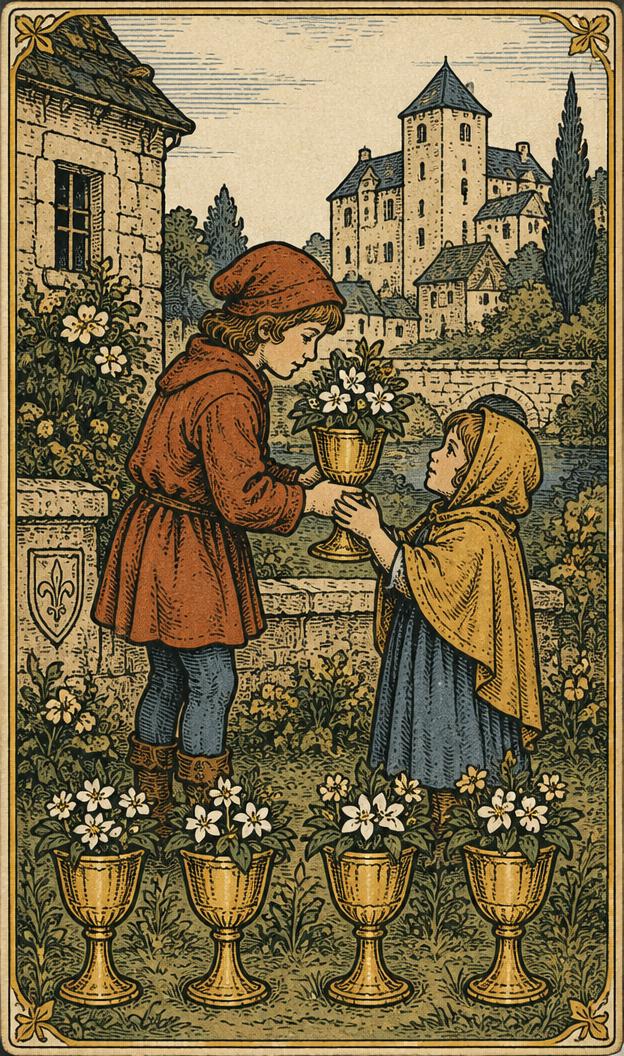 Six of Cups tarot card