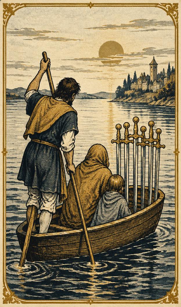 Six of Swords tarot card