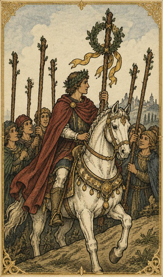 Six of Wands tarot card
