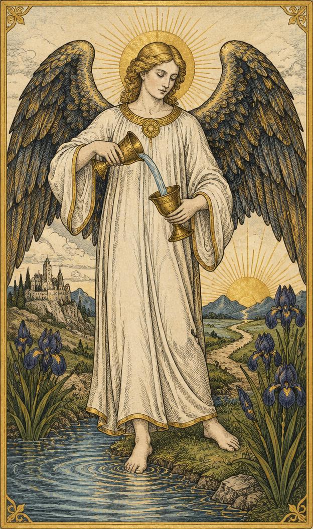 Temperance tarot card