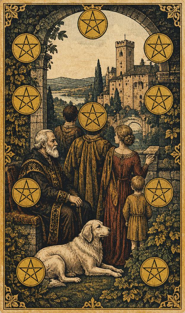 Ten of Pentacles tarot card