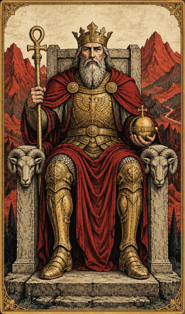 The Emperor tarot card