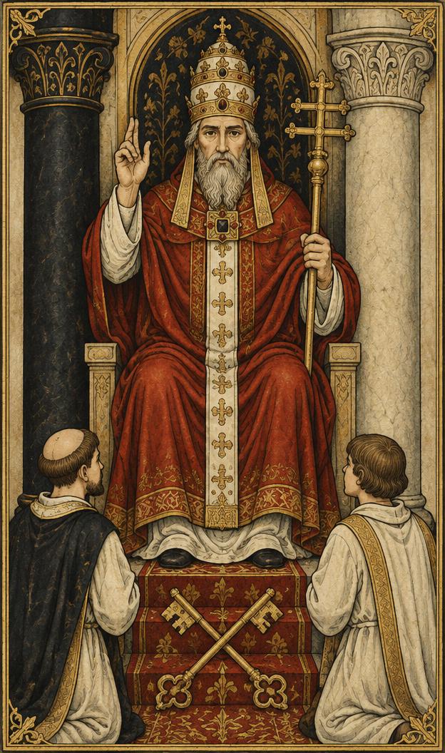 The Hierophant tarot card