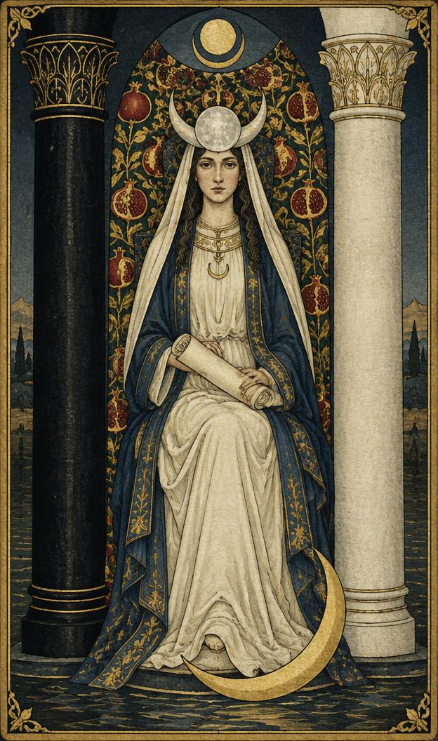 The High Priestess tarot card