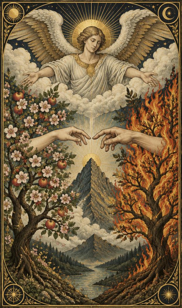 The Lovers tarot card