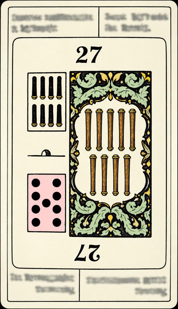 Card 27, DELAY OR TARDINESS - SETBACKS - NUMBER 27 -, from the Dr. Moorne deck