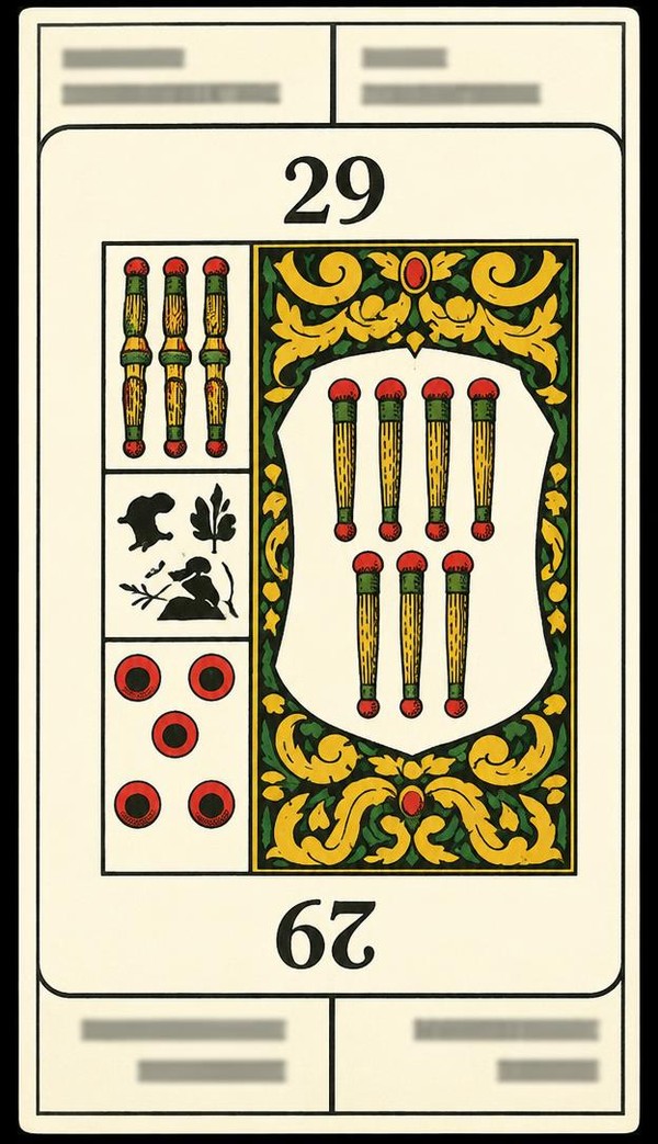 Card 29, CONFERENCES - INDECISION - NUMBER 29 -, from the Dr. Moorne deck