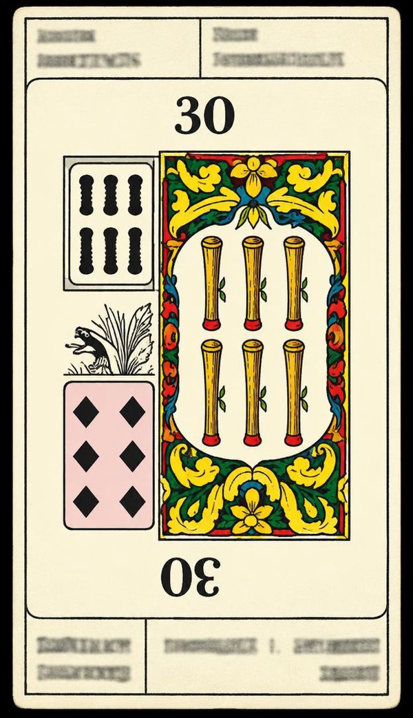 Card 30, DOMESTIC - TRUST AND WAIT - NUMBER 30 -, from the Dr. Moorne deck