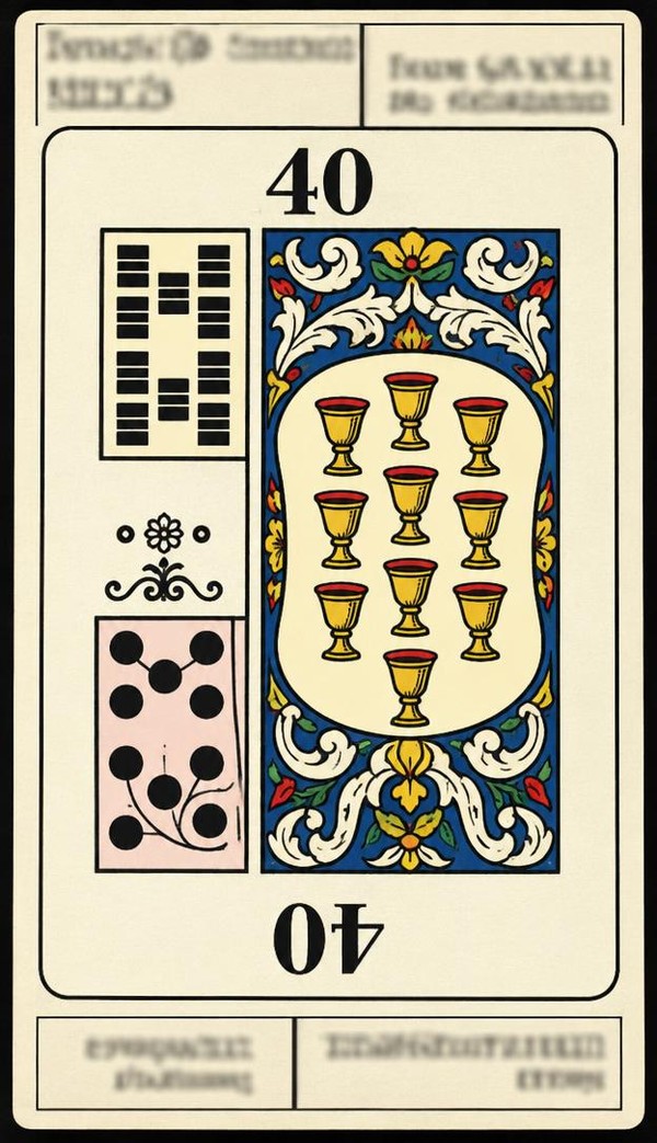 Card 40, THE CITY, WEALTH - SETBACKS - NUMBER 40 -, from the Dr. Moorne deck