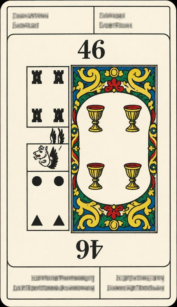 Card 46, ANGER - NEW RELATIONSHIPS - NUMBER 46 -, from the Dr. Moorne deck