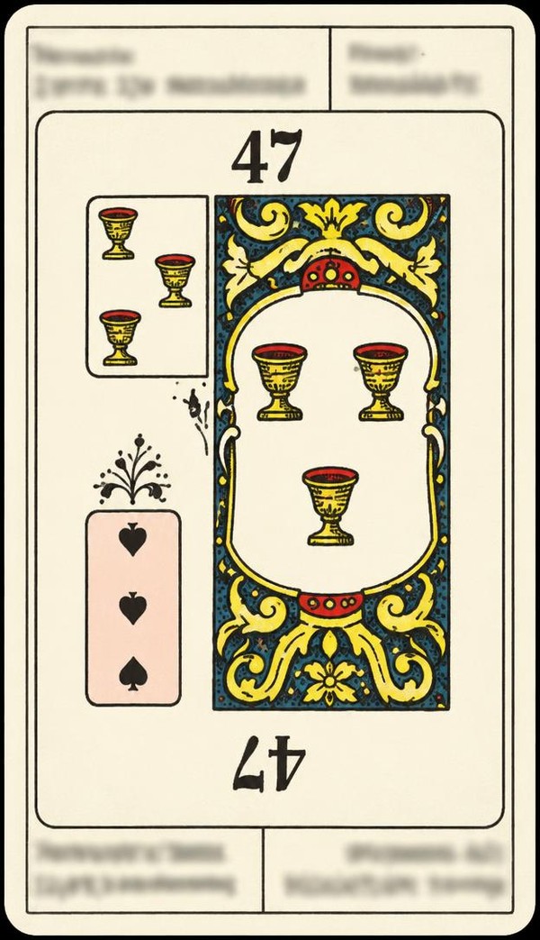 Card 47, SUCCESS IN BUSINESS - BUSINESS UNDERWAY - NUMBER 47 -, from the Dr. Moorne deck