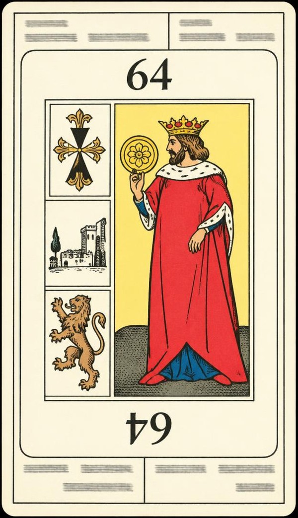 Card 64, DARK MAN - VICIOUS MAN - NUMBER 64 -, from the Dr. Moorne deck