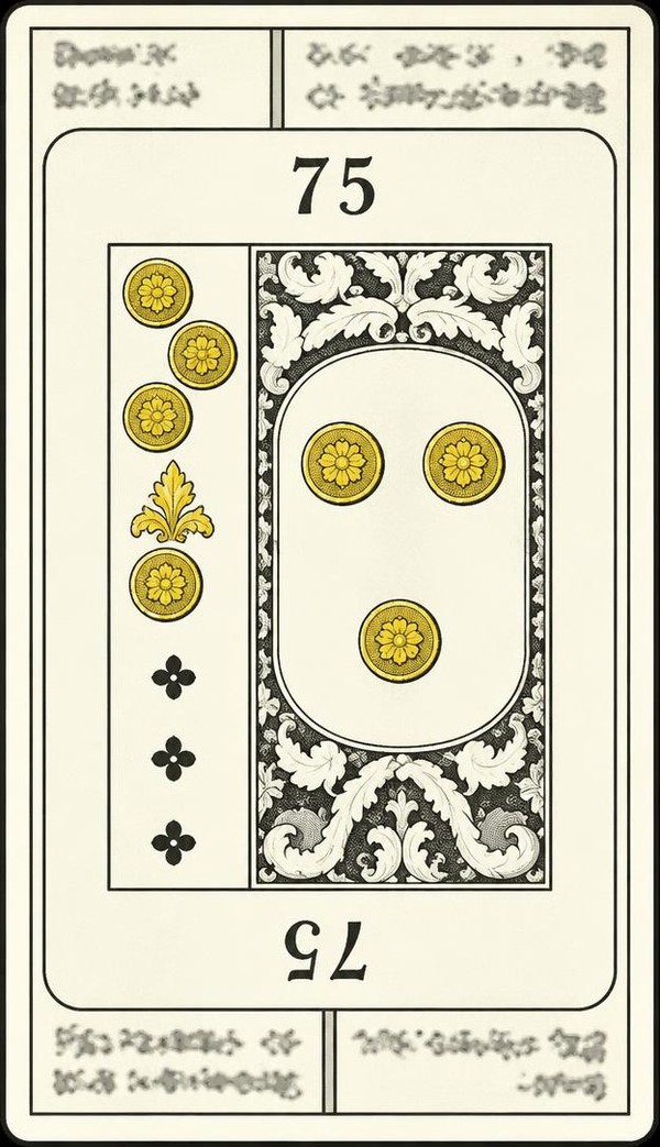 Card 75, CHILD, FRIVOLITY - NOBILITY - NUMBER 75 -, from the Dr. Moorne deck