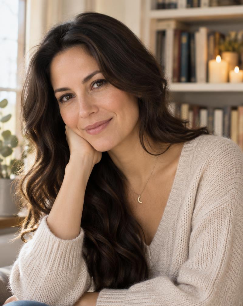 Portrait of Seraphina, editor of Crossroads Journal
